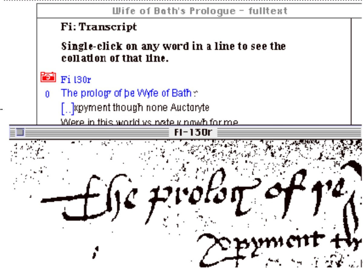 The Wife of Bath’s Prologue on CD-ROM
