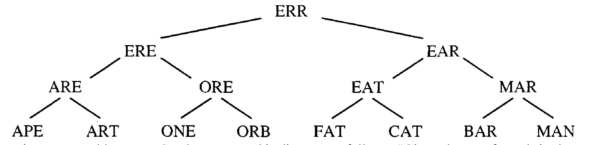 Tree diagram showing eight possible transformation series beginning with
                     