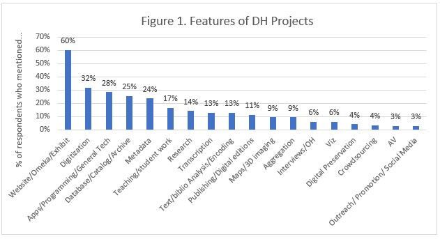 Participant descriptions of DH Projects